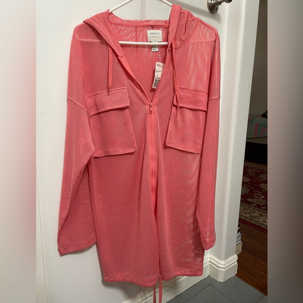 BRAND NEW! Coral Casual Mesh Jacket